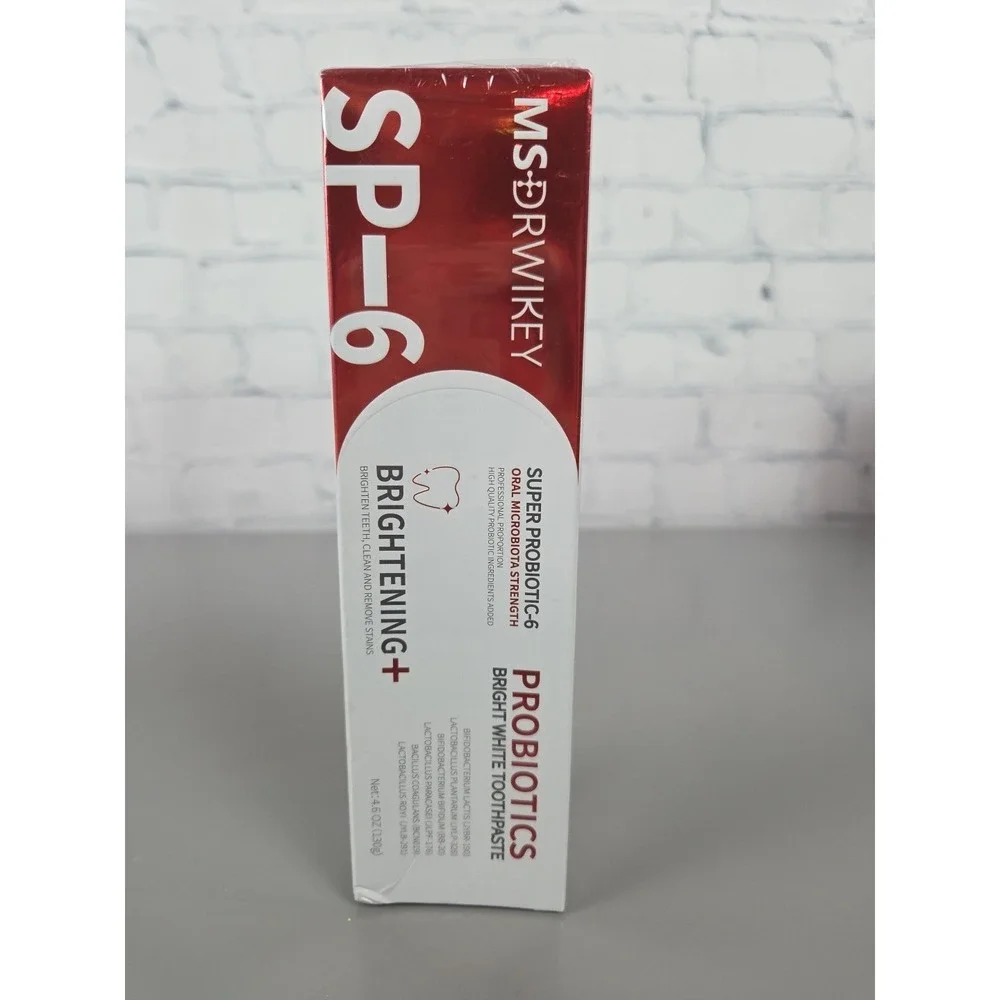 MS Drwikey SP-6 Probiotic Bright White Toothpaste 4.6oz Brightening Professional
